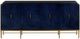 Currey & Company Kallista Dark Sapphire/Caviar Black/Antique Brass Credenza-1