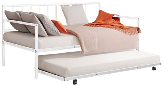 Furniture of America® Harmon White Metal Daybed-0