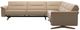 Stressless® by Ekornes® Stella 3-Piece Beige 115" Manual Reclining Sectional with Wood Base-2