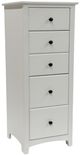 Boulder Creek Furniture Shaker White 5-Drawer Lingerie Chest-0