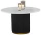 Furniture of America® Varde White Dining Table with Black Base-0