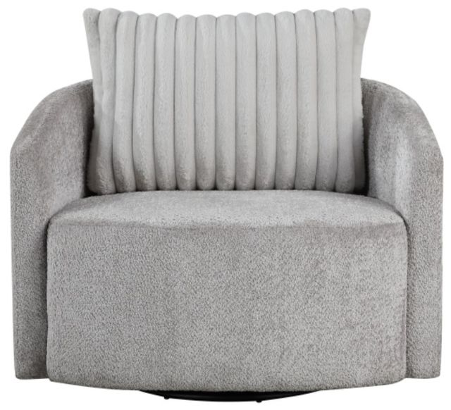 Homelegance® Francine Gray Swivel Chair-2