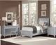 Vaughan-Bassett Bonanza Gray Twin Sleigh Headboard-1