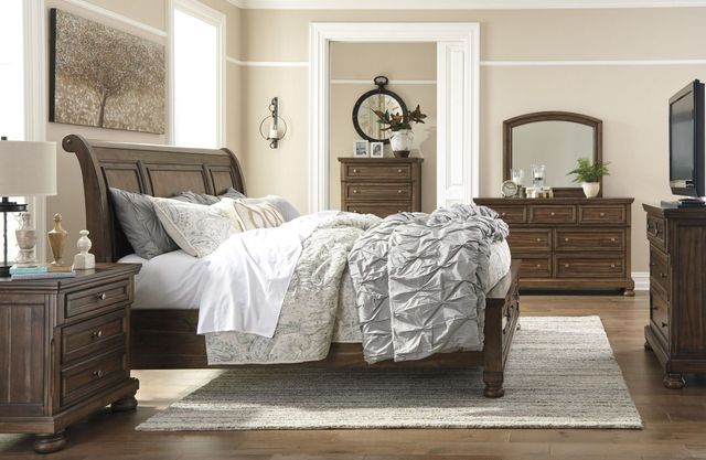 Signature Design by Ashley® Flynnter Medium Brown Bedroom Mirror-2
