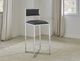 Modus Furniture Amalfi Cobalt/Chrome X-Base Bar Stool-1