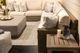 Sunset West Coronado 3-Piece Driftwood Resin Wicker Outdoor Sectional with Canvas Flax Cushion-3