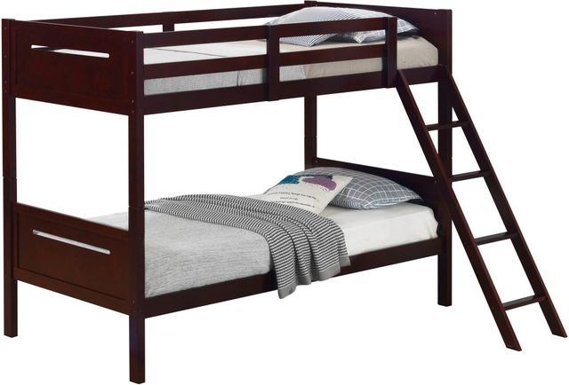Coaster® Littleton Espresso Twin/Twin Bunk Bed-3