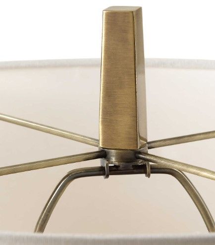 Uttermost® Suranne Antique Brass Table Lamp-4