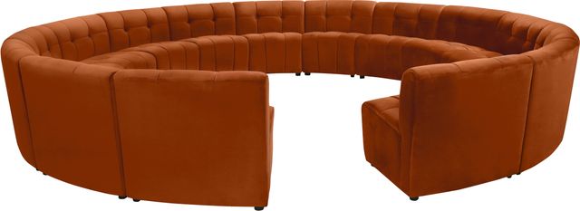Meridian Furniture Limitless 15-Piece Cognac Modular Sectional-1