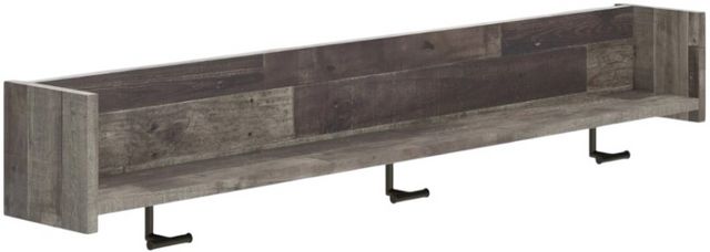 Signature Design by Ashley® Neilsville Multi Gray Wall Mounted Coat Rack with Shelf-0