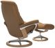 Stressless® by Ekornes® Customizable Sunrise Medium Manual Recliner and Ottoman with Signature Base-3