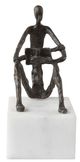 Uttermost® Sit Back, Relax and Read Dark Brown Sculpture-3