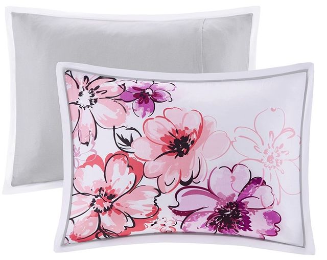 Olliix by Intelligent Design Olivia Pink Full/Queen Comforter Set-1