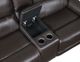 Steve Silver Co. Alexandria 3-Piece Chocolate Leather Power Reclining Console Loveseat-3