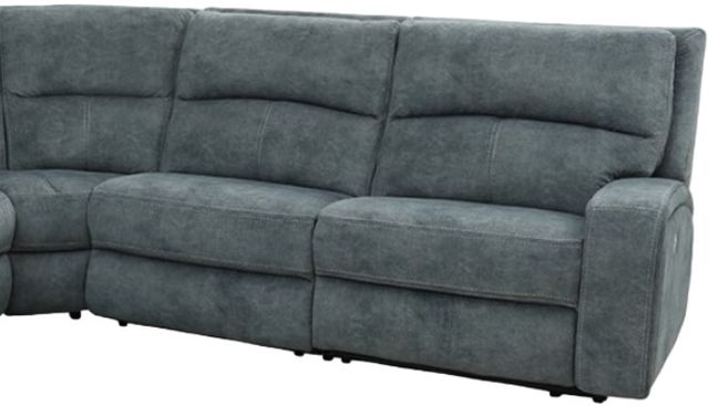 American Wholesale Furniture Dimples 6-Piece Pebble L-Shaped Power Reclining Sectional-2