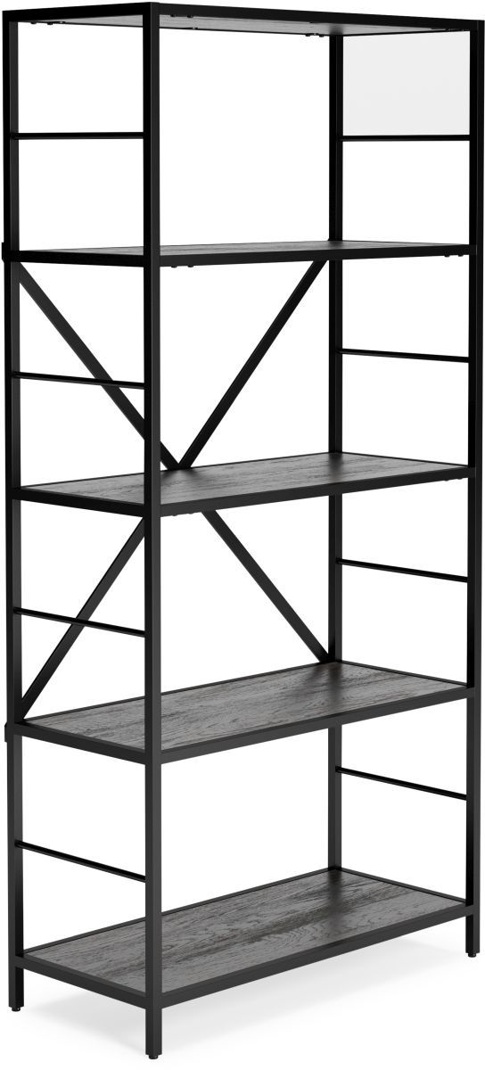 Signature Design by Ashley® Freedan 63" Grayish Brown Bookcase-0