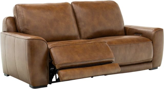 Liberty Furniture Blake 3-Piece Venetian Honey Leather Power Reclining Living Room Seating Set-2