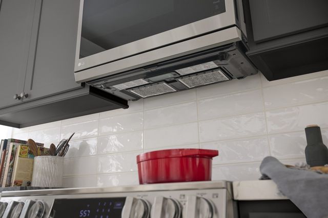LG 2.1 Cu. Ft. PrintProof™ Stainless Steel Over The Range Microwave-13