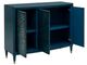 Bassett Mirror Argento Antique Blue Hall Cabinet-3