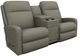 La-Z-Boy® Finley Pewter Manual Wall Reclining Loveseat with Console-0