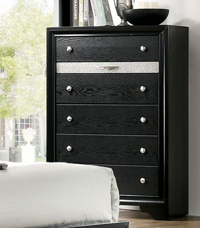 Furniture of America® Chrissy Black Chest-0
