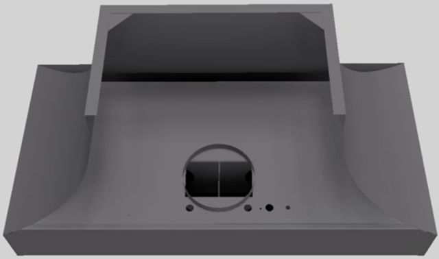 Vent-A-Hood® Designer Series 48" Gunsmoke Wall Mounted Range Hood-2
