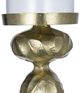 A & B Home Gold/White Diamond Stem Hurricane Candle Holder-3