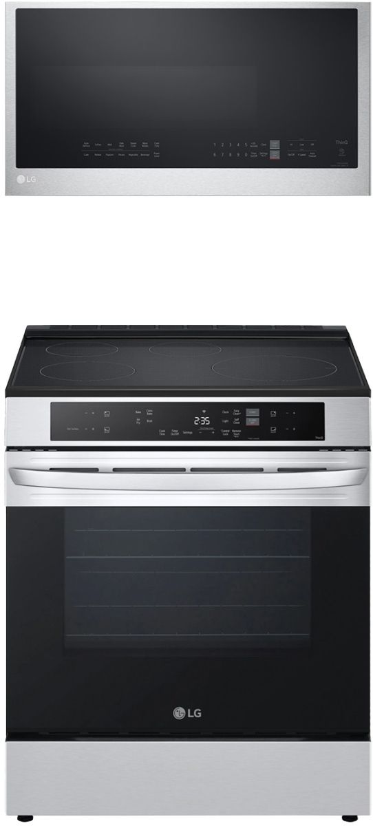 LG 2 Piece PrintProof® Stainless Steel Kitchen Package