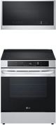 LG 2 Piece PrintProof® Stainless Steel Induction Kitchen Package-0