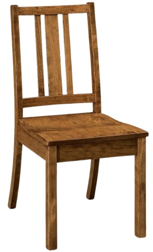 Archbold Furniture Customizable Amish Essentials Bradley Slatted Back Side Chair-0