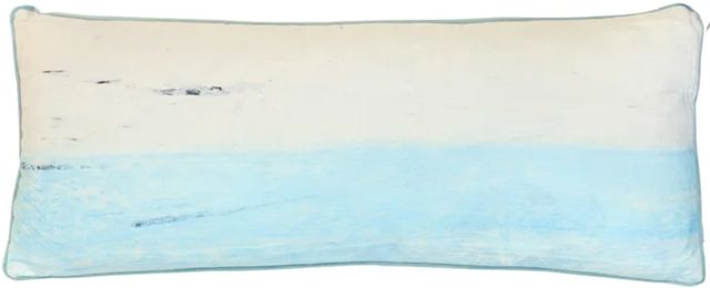 Stylecraft Light Blue/White 36" Designer Pillow-0