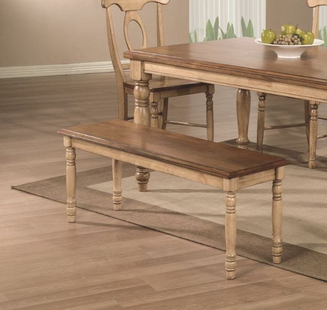 Winners Only® Quails Run Almond/Wheat 48" Bench-1
