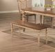 Winners Only® Quails Run Almond/Wheat 48" Bench-1