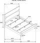 Coaster® Bennett 4-Piece Light California King Upholstered Panel Bedroom Set-2
