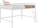 dhp furniture® Jett Off White Full Youth Loft Bed-0