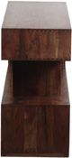 Porter International Designs Portola Walnut Cube Console Table-2