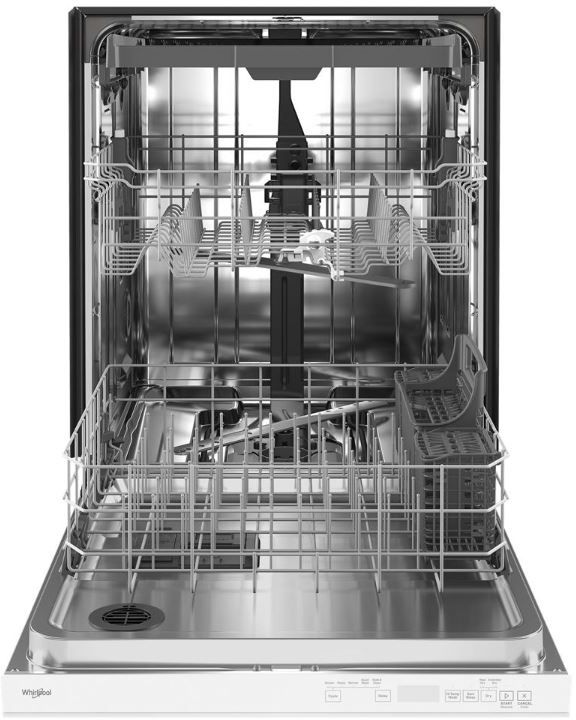 Whirlpool® 24" White Built In Dishwasher-2