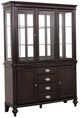Mazin Furniture Marston Dark Cherry Buffet & Hutch-1