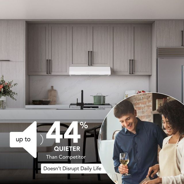 Broan® GLA2 Series 30" White Under Cabinet Range Hood-2