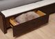 Riverside Furniture Riata Warm Walnut Queen Storage Bench Footboard with Platform-1