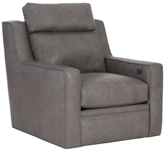 Bradington-Young Customizable Luxe for Living Raymond Swivel Chair with Two Piece Back-0