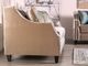 Furniture of America® Elicia 2-Piece Champagne Living Room Set-3