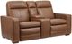 Flexsteel® Dutch Cortado Brown Power Reclining Loveseat with Console-0