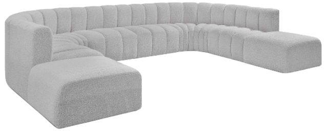 Meridian Furniture Arc 10-Piece Gray Sectional-0