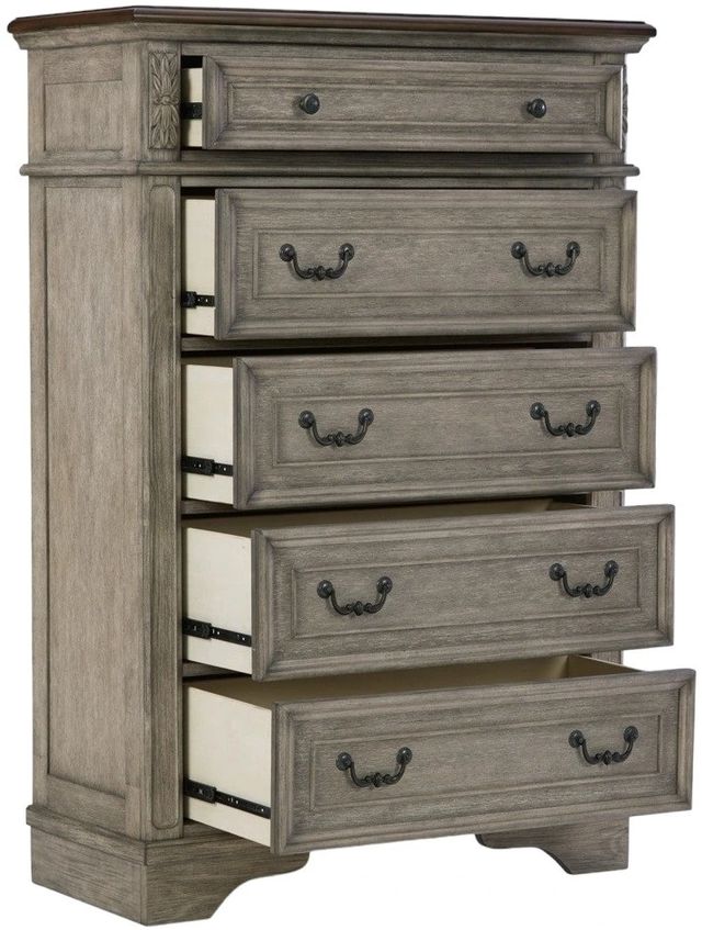 Signature Design by Ashley® Lodenbay Antique Gray/Brown Chest of Drawers-3