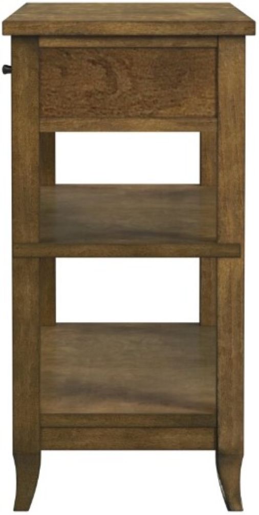 Null Furniture Salem Brown Sofa/Media Console Table-1