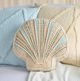 Nourison Home™ Mina Victory Coastal Accessories Blue Embellished Seashell 15"x15" Throw Pillow-2