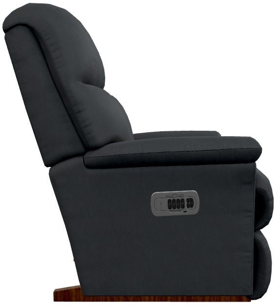 La-Z-Boy® Reed Blueberry Leather Power Rocking Recliner with Headrest and Lumbar-3