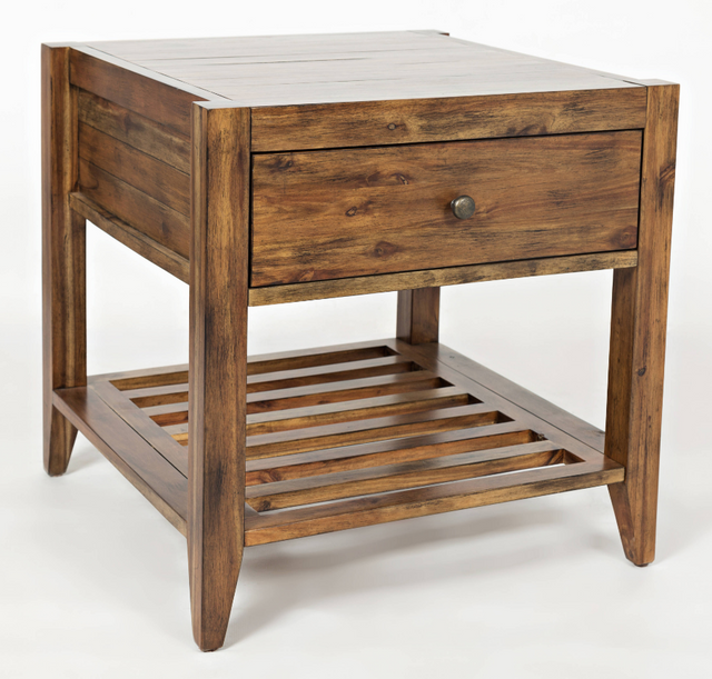 Jofran Inc. Beacon Street Brown End Table-0