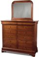 Durham Furniture Chateau Fontaine Candlelight Cherry Dressing Chest-2